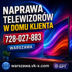 Naprawa Telewizorów Warszawa – Serwis TV z dojazdem do Klienta